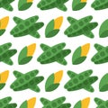 Cabbage seamless pattern background for food design harvesting garden summer vitamin wallpaper vector illustration.