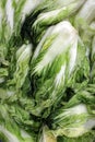 Cabbage soaked in brine until saturated Prepare for the pickling process. To make kimchi,