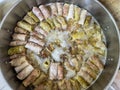 Sarmale, stuffed cabbage, Romanian cuisine Royalty Free Stock Photo