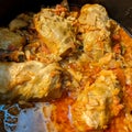 Cabbage stuffed with pork called / sarmale / - traditional food from Transylvania - Romania