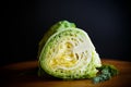 Cabbage young green Royalty Free Stock Photo