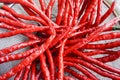 Cabe or cabai merah keriting (red curly chili) Royalty Free Stock Photo