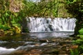 Cabe river Waterfall in San Pedro do Incio Royalty Free Stock Photo