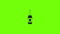 Cabernet champagne icon animation