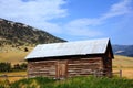 Cabin in Absaroka Mountains Royalty Free Stock Photo