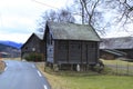 Cabin along roadside at Voss, Norway Royalty Free Stock Photo