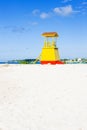 cabin on the beach, Enterprise Beach, Barbados, Caribbean Royalty Free Stock Photo