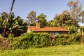 A cabin - Cottage - in the forest with surrounding greenery in an African village