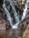 Cabin Creek Falls in Grayson Highlands State Park Royalty Free Stock Photo