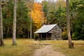 Cabin deep in the forest Royalty Free Stock Photo