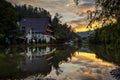 Mirror in the lake