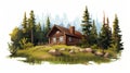 Cabin Fever 2: A Serene Log House In The Western Wilderness