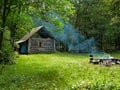 Cabin in Forest 3 Royalty Free Stock Photo