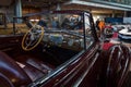 Cabin of full-size car Buick Roadmaster Convertible, 1938. Royalty Free Stock Photo