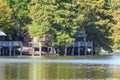 Cabin in Lake Fausse Pointe State Park, Louisiana, USA Royalty Free Stock Photo