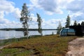 Cabin at Lake Ranuanjarvi Lake in Finland