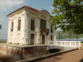 Palace of Peter the Great in Peterhof. St. Petersburg. Russia Royalty Free Stock Photo