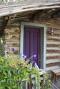 Cabin with Purple Door