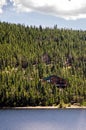 Cabin in the Rocky Mountain National Park Colorado Royalty Free Stock Photo