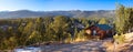 Cabin in the Rocky Mountains Royalty Free Stock Photo