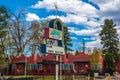 A cabin and rooms decorated with southwestern exteriors in Colorado Springs, Colorado