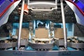 Cabin of spaceship Apollo - command module Royalty Free Stock Photo