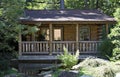 Cabin in the Woods Royalty Free Stock Photo