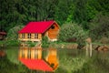 Cabin in the woods Royalty Free Stock Photo