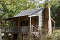 Cabin in the Woods from the Sharecroppers Era Royalty Free Stock Photo