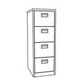 Cabinet cupboard icon