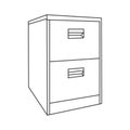 Cabinet cupboard icon