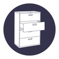 Cabinet cupboard icon