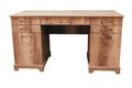 Cabinet furniture, writing desk on an isolated white background