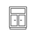 Cabinet Icon Royalty Free Stock Photo