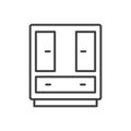 Cabinet Icon Royalty Free Stock Photo
