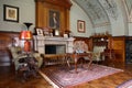 Cabinet inside castle of Lubomirski in Lancut. Poland