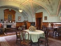 Cabinet inside castle of Lubomirski in Lancut. Poland Royalty Free Stock Photo