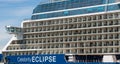 Cabins and balconies of Celebrity Eclipse cruise ship Royalty Free Stock Photo