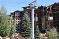 Cabins of the Cabriolet lift at Canyons Resort in Park City, Utah