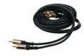 Cable 2RCA x 2RCA Royalty Free Stock Photo