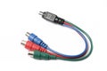 Cable audio computer Royalty Free Stock Photo