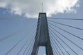 Cable Bridge Tower Royalty Free Stock Photo