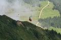 Cable car Alps Royalty Free Stock Photo