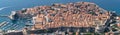 Cable Car Ascending Hill With Dubrovnik City in Background, Croatia Royalty Free Stock Photo