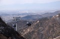 Cable car at the Badaling Great Wall, China