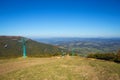 Cable car, beautiful views in the autumn of Pilipets-Ukraine Royalty Free Stock Photo