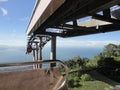 Cable car, blue sky Royalty Free Stock Photo