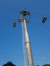 the cable car in Bukovel in summer