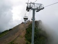 Cable car, cable car, cable car, mountain road Royalty Free Stock Photo