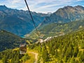 Cable Car French Alps Royalty Free Stock Photo